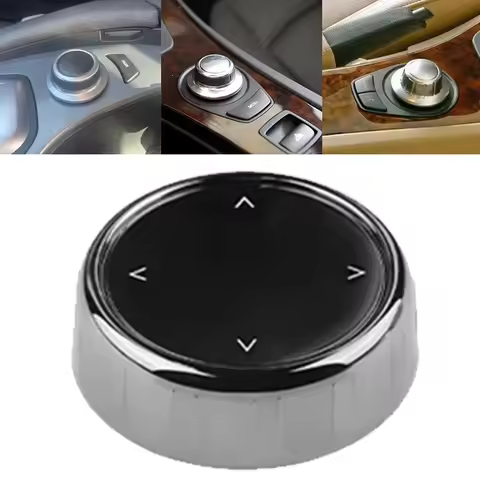 For BMW E60 E70 E71 E72 E66 Auto Parts Multimedia Button Button Knob Cover Replacement Car Accessori