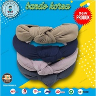 BANDO KOREA NAGITA IKAT RAMBUT SCRUNCHIE BANDANA BANDO DEWASA MURAH POLOS