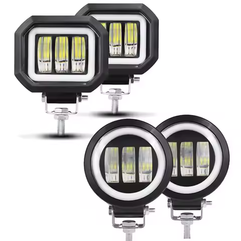 2PCS / 1PCS Led Work Light Niva 4x4 Offroad Bar For Car 4WD Trucks ATV Suv Trailer Offroad Motorcycl