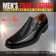 JJ Mastini Extra Size Men Shoes -JM-82-81206- Size 46 47 48 49 BLACK Colour