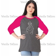 SARANGHEO Women's Raglan T-Shirt Women's Raglan T-Shirt / 3 Sleeve Raglan T-Shirt 4