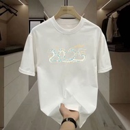 Cod Sleeve Shirt Top 2025 Printed Red Trendy New Style Loose Men 2026t Simple New Style Korean Brand