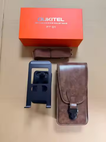 Oukitel PT01-2 Leather Bag and Phone Holder for WP100 TITAN WP200 WP300