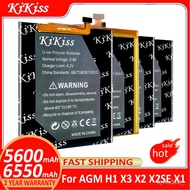 KiKiss Replacement Baery For AGM X3 X2 X2 SE X1 H1 Smart one baeries