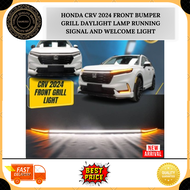 HONDA CRV 2024 FRONT BUMPER GRILL GRILLE DAYLIGHT LAMP RUNNING SIGNAL AND WELCOME LIGHT