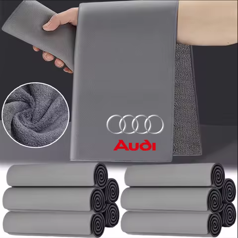Car Microfiber Cloth Wash Towel Microfiber Cleaning Cloth For audi sport RS A1 A3 A4 B7 B8 A5 A6 A7