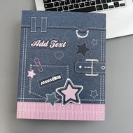 GONUUWGL Star A5 Photocard Binder Collect Book Album Shell Book Jacket Cowboy Idol Photo Album Photo