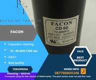 Facon Capasitor 72-88Mfd 250Vac 50/60Hz Starting