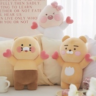 KAKAO FRIENDS Heart Hooray Hurrah Plush Toy Stuffed Pillow Doll Gift - Ryan Apeach Choonsik