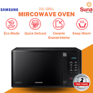 Samsung 23L Grill Microwacve Oven Ketuhar Gelombang Mikro 微波炉 with Healthy Steam MG23K3513GK/SM