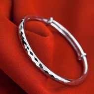 Yuanshengfu New Style PT950 Boutique Sliding Laser Platinum Bracelet Genuine Women's Platinum Bracel