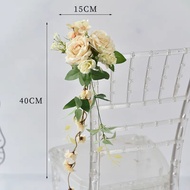 29 PAIRS of Wedding Bridal Bride aisle flowers in champagne (29 sets)