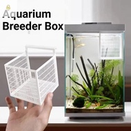 WAY Guppy Breeding Box, Hangable Durable Aquarium Breeder Box, Portable Ventilated PLA Floating Hatc