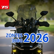 TFS Zontes 368G 2026 Windshield Modification Front Windshield 368G Heightened Front Windshield