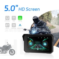 Motorcycle5Inch  Wireless Carplay/Android auto Smart Screen Navigation Waterproof and Sunproof