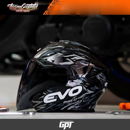 EVO HELMET RX7-NR RAGE II (HALF FACE) W/ FREE CLEAR LENS