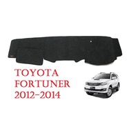สินค้าขายดี!!! พรมปูคอนโซลหน้ารถยนต์ โตโยต้า ฟอร์จูเนอร์ ปี 2012-2014 Toyota Fortuner SUV พรมหน้ารถ พรมปูหน้ารถ พรมรถยนต์ พรมคอนโซล ##ตกแต่งรถยนต์ ยานยนต์ คิ้วฝากระโปรง เบ้ามือจับ ครอบไฟท้ายไฟหน้า หุ้มเบาะ หุ้มเกียร์ ม่านบังแดด พรมรถยนต์ แผ่นป้าย