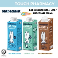 OATBEDIENT Oat Mlk Barista / Zero / Chocolate 250ML (1's/6's) oatmilk / oat milk