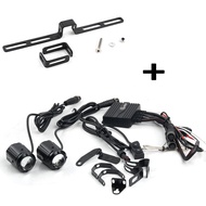 ไฟหน้า LED ระดับสูงซ่อนสำหรับ Vespa Sprint 150 GTS300 ปรับแต่งไฟหน้า LED ทรงหัวเข็มขัดแบบซ่อนสำหรับร