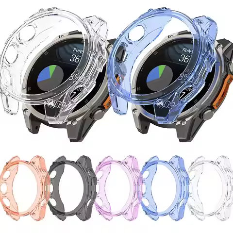 Soft TPU Protective Shell For Garmin Fenix 8 51mm 47mm 43mm,Smartwatch Clear Protector Case Cover Fo