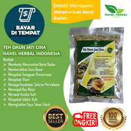 Obat Pembakar Lemak Herbal Super Ampuh BPOM Tanpa Olahraga Teh Pelangsing Nahel Daun Jati Cina 40g H