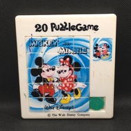 Walt Disney Vintage Slide Puzzle (Mickey & Minnie Plastic Puzzle) Secondhand
