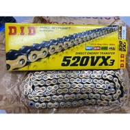 DID 520VX3 X ring Gold Chain 114Link