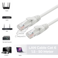 LAN Cable RJ45 UTP Ethernet 1.5M 3m 5M 10M 15M 20M 25M 30M 50M Cat6 LAN Cable Cable RJ45 Cat6 Gigabi