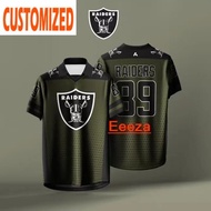Nfl Premium Jersey Raiders Green Sport Dress Men Jersi Viral Jersey Baju Jersey