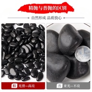 Black Natural Earth Garden Large Small Goose Laying Stone Original Black Cobblestone Laying Stone So