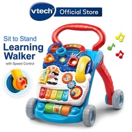 VTech Official Store [Blue Color] Sit To Stand Baby Walker Speed Control Early Learning Toys 9 Month