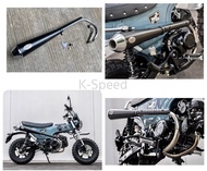 ท่อแต่ง Diablo For Honda Dax 125 คอท่อแสตนเลสเงา