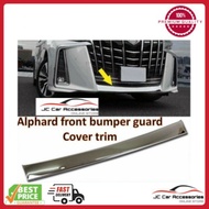 TOYOTA ALPHARD 30 2018-2020 (NORMAL) Front Bumper Protector Guard Cover Trim Chrome ABS ANH30 AGH30 AH30 accessories