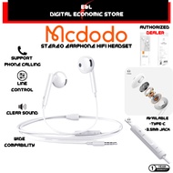 【1yr Warranty】 MCDODO HP 6081 6071 DC3.5 Type C Earphone Headset PC + TPE With Volume Control Call F