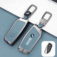 alloy Car Key Case Accessories for 2023 BMW New X1 Energy Ix XM I7 X7 7 Series Smart Remote Key Prot