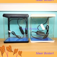 ✼Akuarium BT180 With Led Betta Set Aquarium Guppy tetra neon satay sobo ikan laga molly giant mini 180mm 180f hos180❄