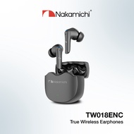 Nakamichi TW018 ENC TWS Earphone Full Bass Earbuds Bluetooth IPX4 Anti Keringat