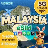 Malaysia eSIM Card | Total Data/Daily Data/Unlimited Data Plans | 4G/5G High-Speed ​​| Travel eSIM C