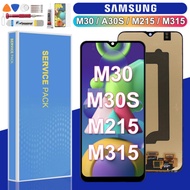 For Samsung M30 M30S M21 M215 M31 M315 LCD Display With Frame Touch Screen Replacement