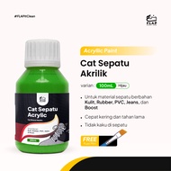 Flap Shoes Care - Leather Shoe Paint Cat Sepatu Kulit & Sintetis Hitam & Warna Permanen Anti Luntur