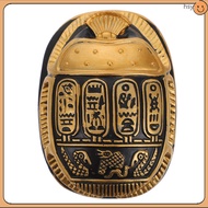 Home Decor Egyptian Scarab Beetle Golden Resin Model  huyisheng