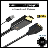 Hdmi to DP cable supporting 4k60hz 144hz 1m8 long - HDMI to displayport cable - HPS