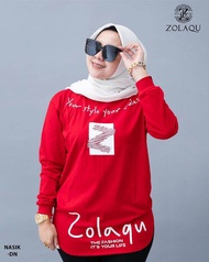 atasan zolaqu/kaos zolaqu katun/baju kemerdekaan/baju merah putih