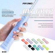 PR IND SPORT - M7 Grip Unit 0.7 mm Tennis Padel Badminton Racket Pickleball PU Premium Flat Surface 