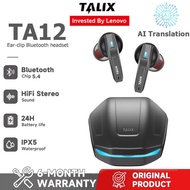 One Year Warranty Lenovo TALIX TA12 AI Translation Real-Time Translation TWS Bluetooth Headset Bluet