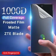 Screen Protector For ZTE Blade V50 V40 Design 4G Matte Hydrogel Film for ZTE Blade V50 V40 V30 V10 V