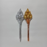 GOLD AND SILVER LOTUS FLOWER ALTAR DECORATIONS
