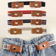 1pc Invisible Canvas Waist Belt, Convenient For Waist Cinching. This Adjustable Elastic Waist Belt I