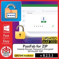 PassFab for ZIP 8.2.5.3 - Instantly Recover Password in Encrypted ZIP WinZIP 7ZIP [WINDOWS x64] - Di