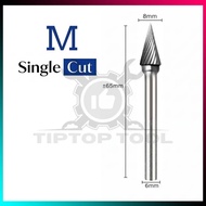 8x6mm Tungsten Carbide Burr 6mm Single Cut Double Cut Rotary Porting Tool Mata Porting Mata Korek